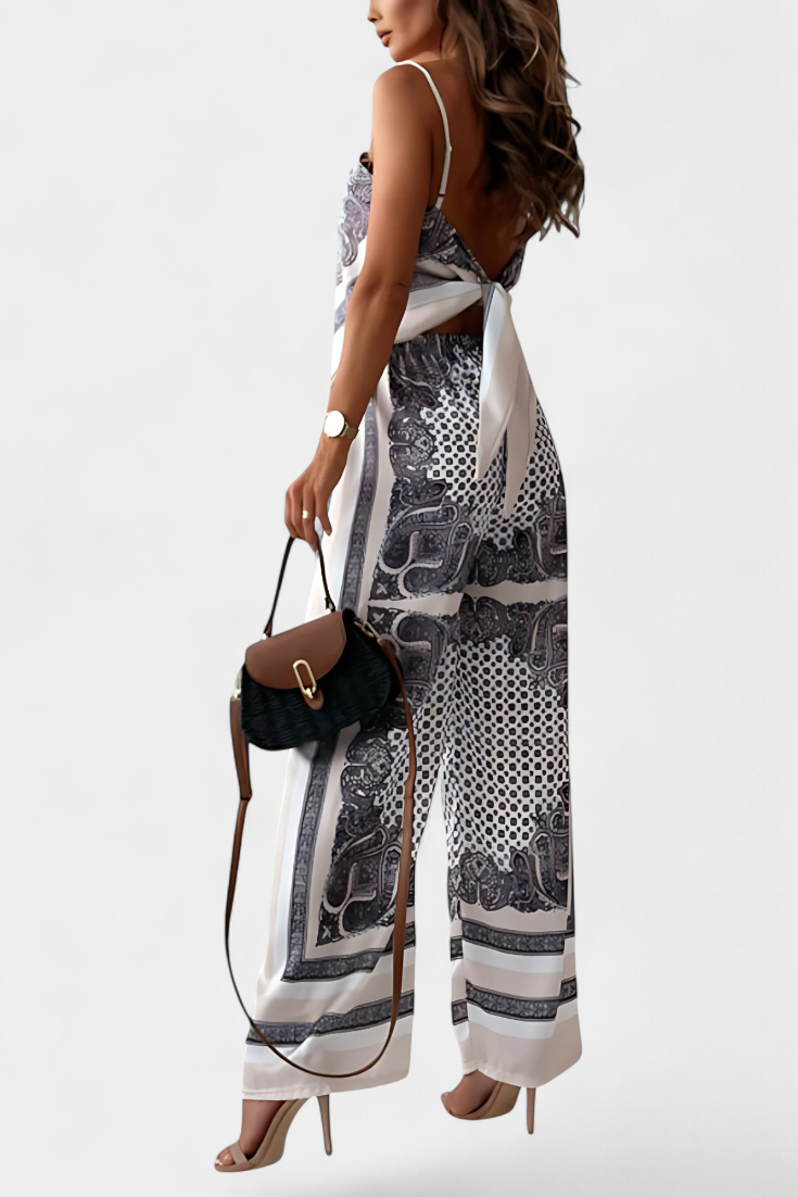 Leonie Conjunto Paisley con Cintas