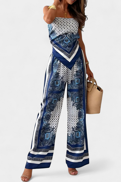 Leonie Conjunto Paisley con Cintas
