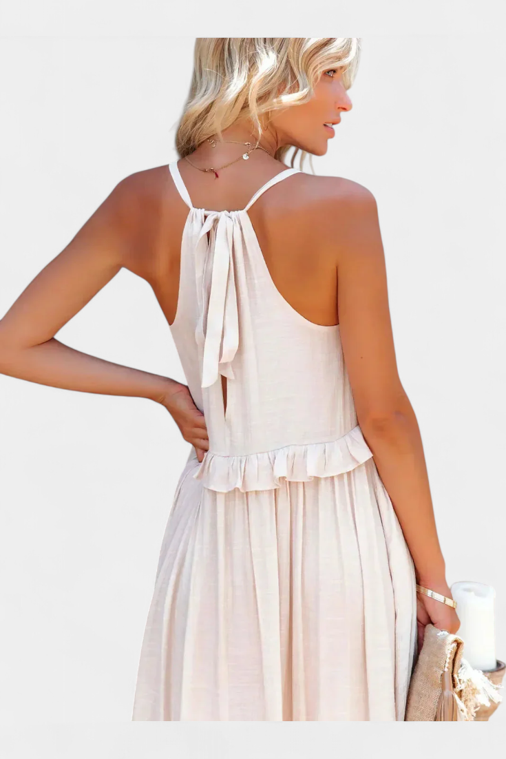 Vestido Monica: Comodidad Atemporal y Frescura Natural