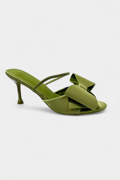 Zapatos de Tacón Puntiagudo en Cuero Sintético