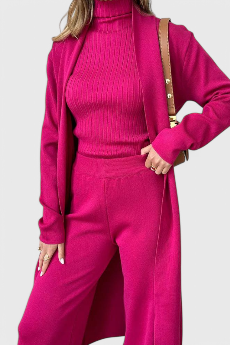Conjunto de Punto de 3 Piezas Mahalia