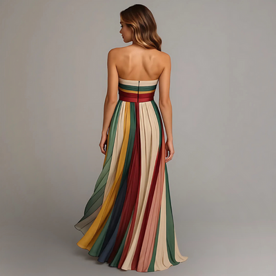 Fiorella™ | Vestido Sin Mangas Colorido