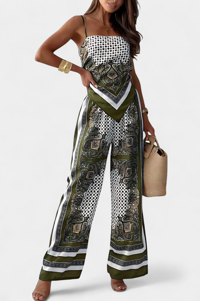 Leonie Conjunto Paisley con Cintas