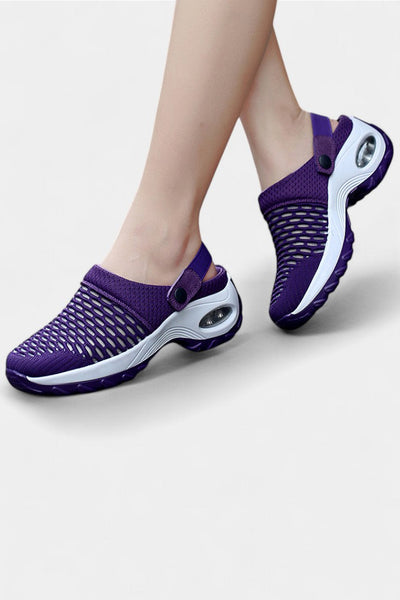 Bessie Zapatillas de Malla con Tecnología de Amortiguación de Aire