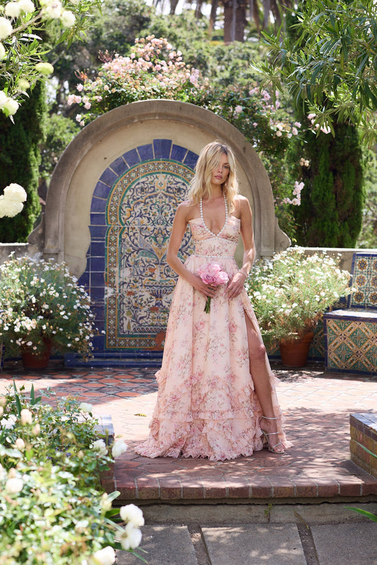 Eszter® | El Vestido Scarlette en Tapiz Durazno