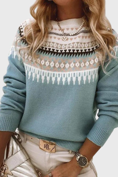 Jersey Texturizado Gemma de Cuello Redondo