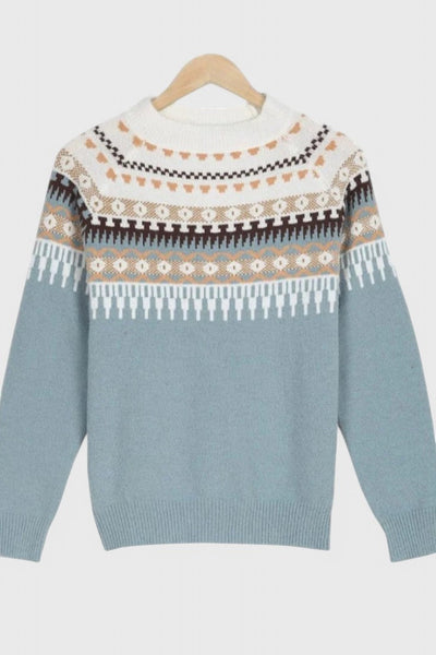 Jersey Texturizado Gemma de Cuello Redondo
