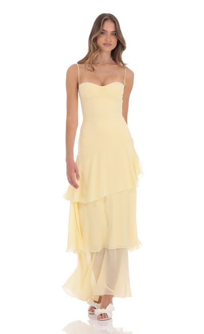 Solerina™ Vestido Maxi en Capas