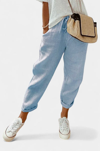 Alba Pantalones Rectos con Transpirabilidad