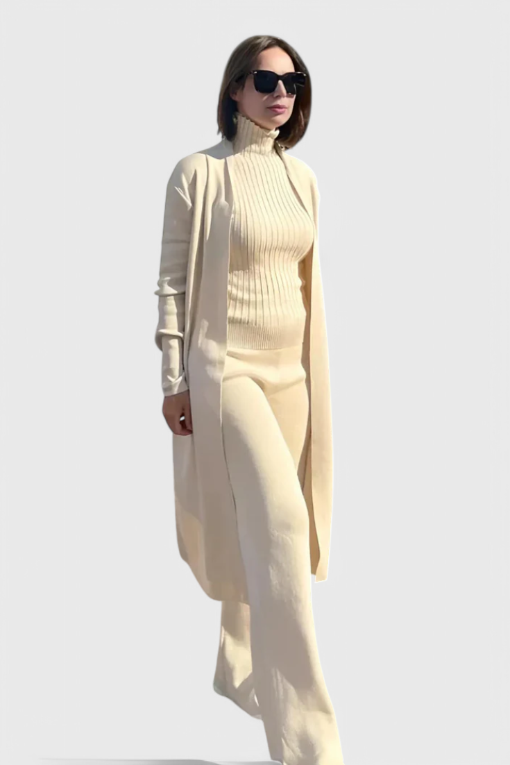 Conjunto de Punto de 3 Piezas Mahalia