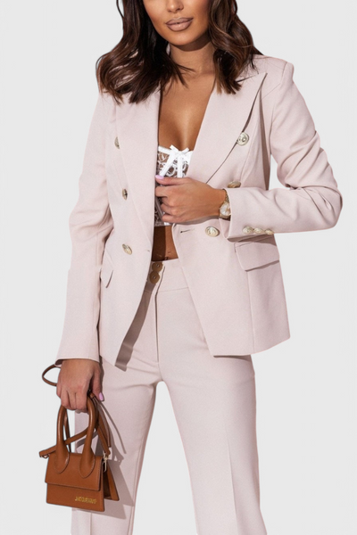 Conjunto Elegante de Blazer y Pantalones Rosalind
