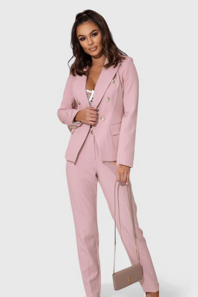 Conjunto Elegante de Blazer y Pantalones Rosalind