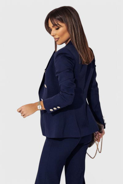 Conjunto Elegante de Blazer y Pantalones Rosalind