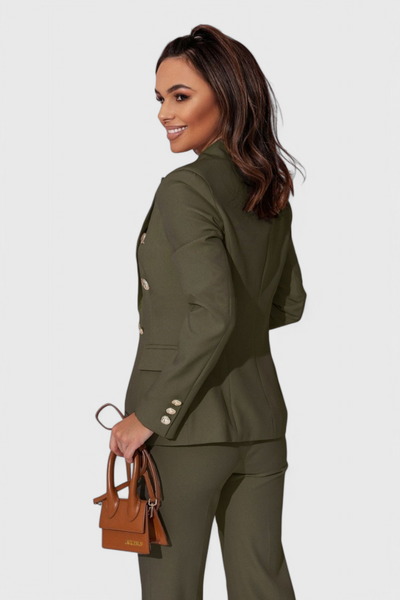 Conjunto Elegante de Blazer y Pantalones Rosalind