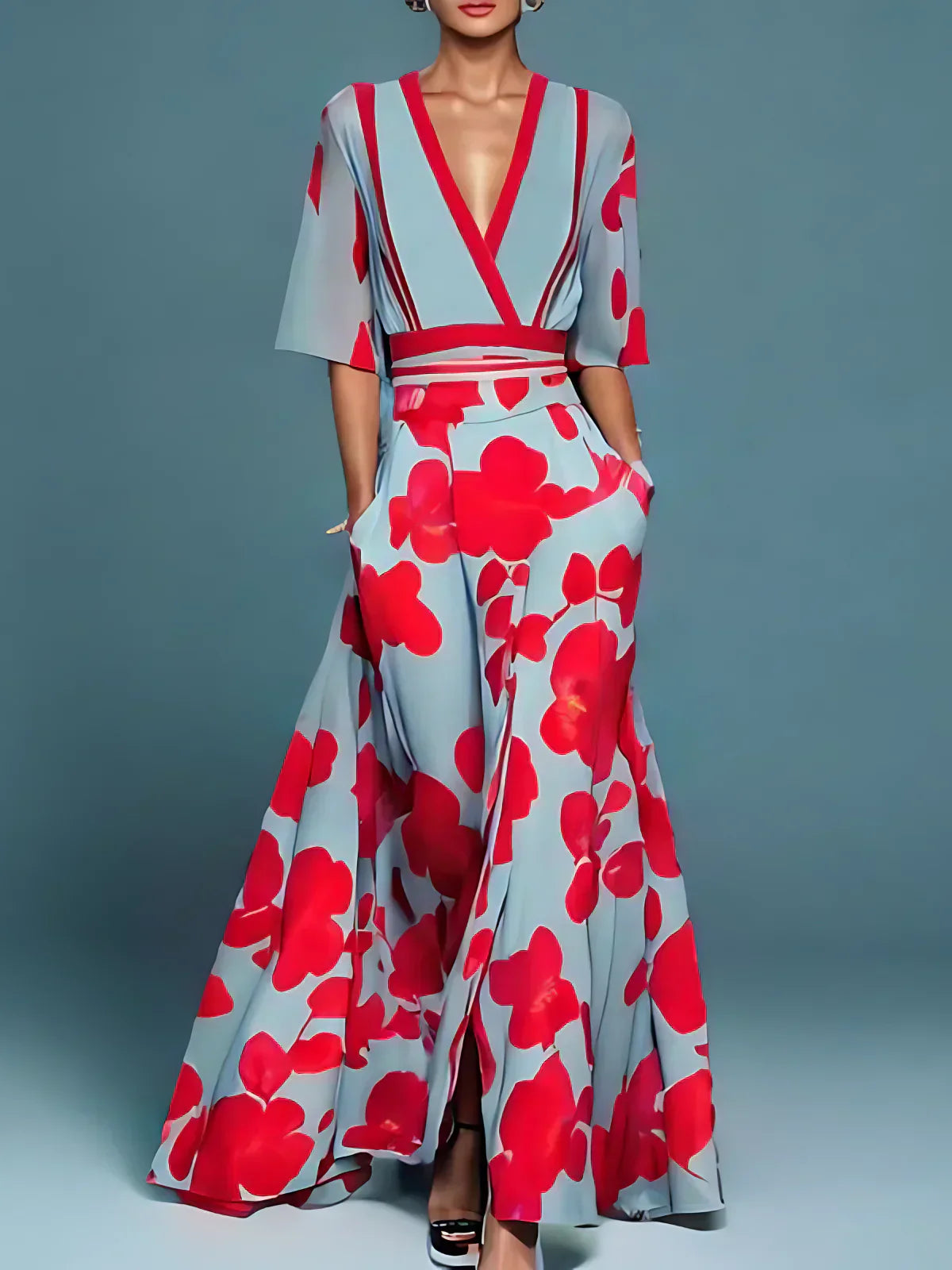 Brooklyn® | Vestido Envolvente Floral Everly