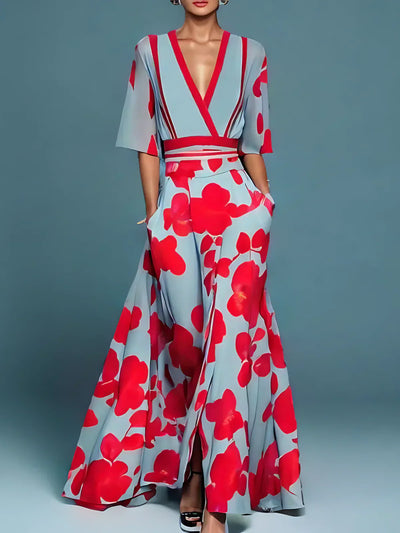 Brooklyn® | Vestido Envolvente Floral Everly