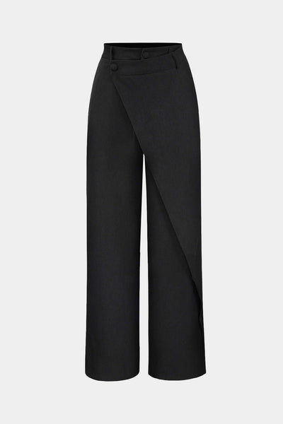 Oaklyn Pantalones Rectos con Drapado Contemporáneo