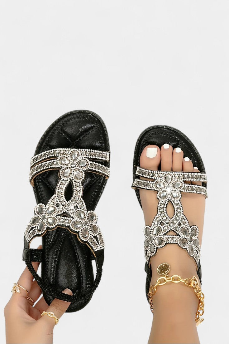Sandalias Gladiadoras Alaya con Detalles Elegantes