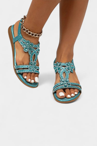 Sandalias Gladiadoras Alaya con Detalles Elegantes
