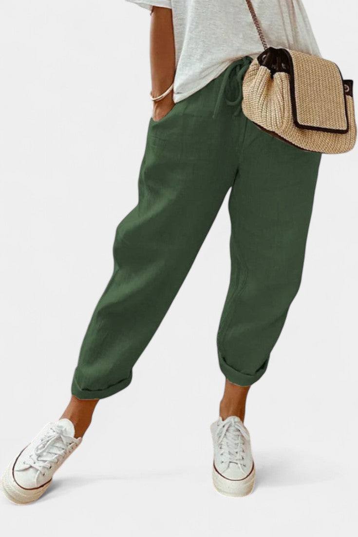 Alba Pantalones Rectos con Transpirabilidad