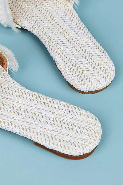 Zapatillas con Detalles de Flecos