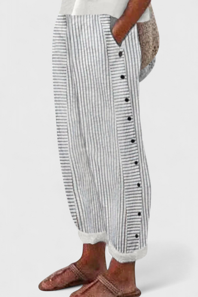 Isoldean Rayas Pantalones Cortos de Verano