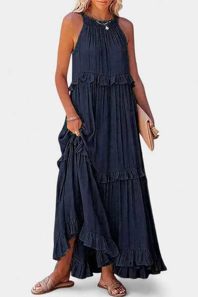 Vestido Monica: Comodidad Atemporal y Frescura Natural