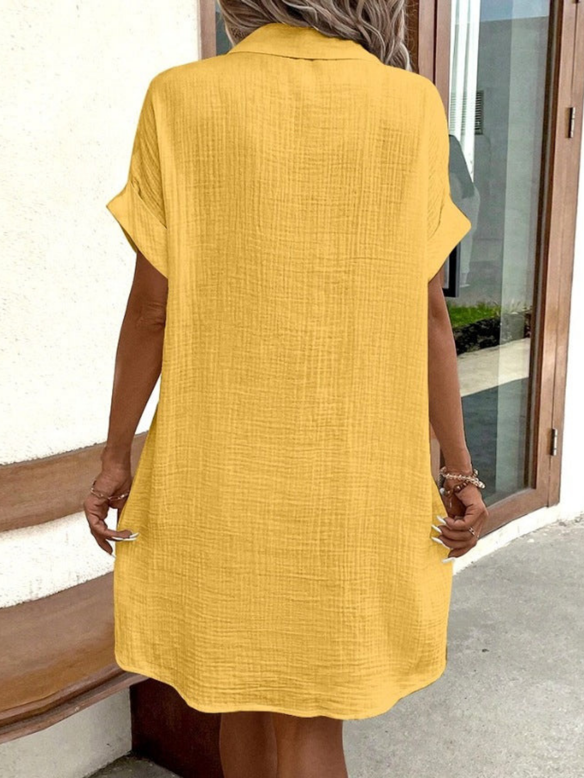 Frederika® | Vestido de lino suave y chic de estilo casual