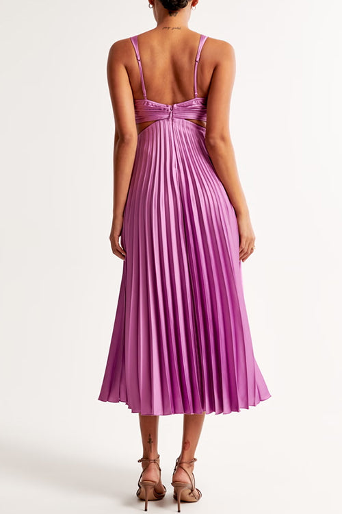 Elsa | Elegante vestido maxi plisado