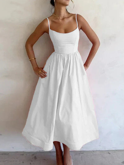 Rebecca® | Jovie - Vestido de tirantes tipo spaghetti