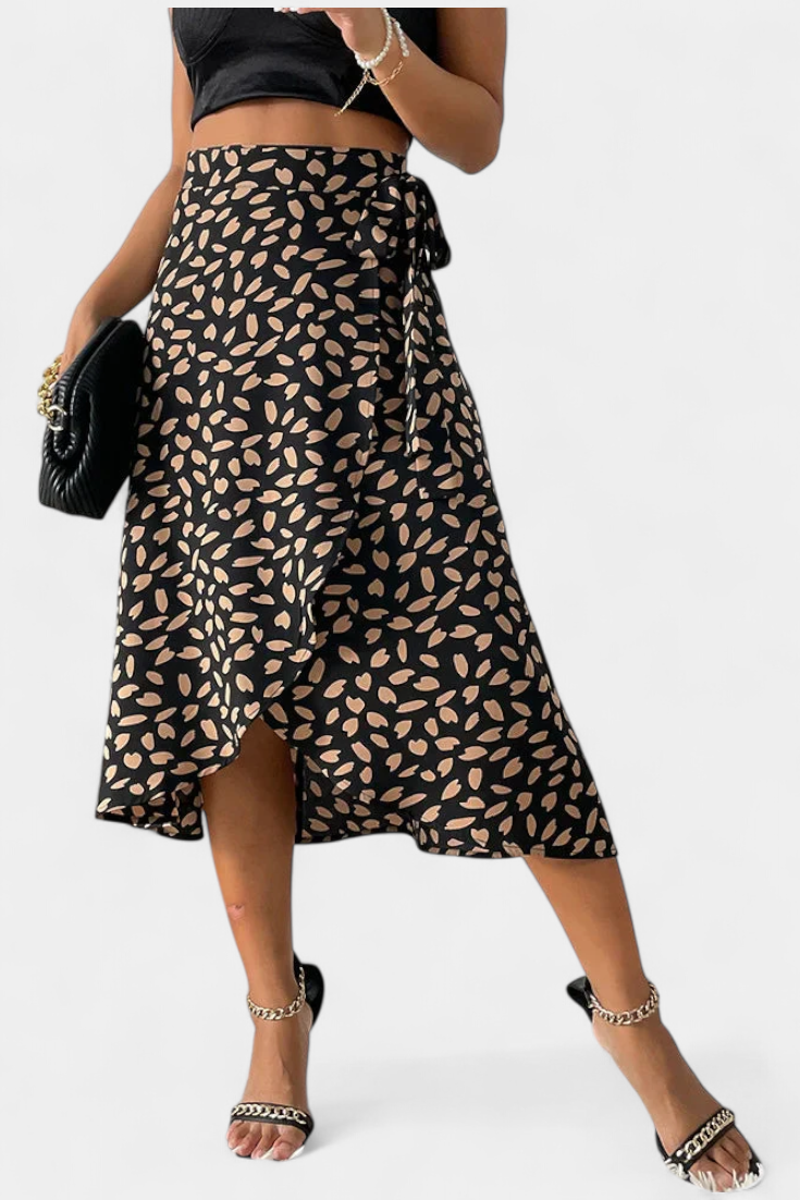 Falda Boho Envolvente Camila con Diseño Asimétrico