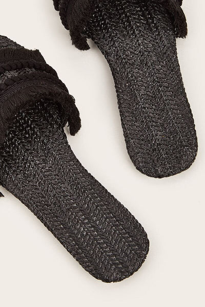 Zapatillas con Detalles de Flecos