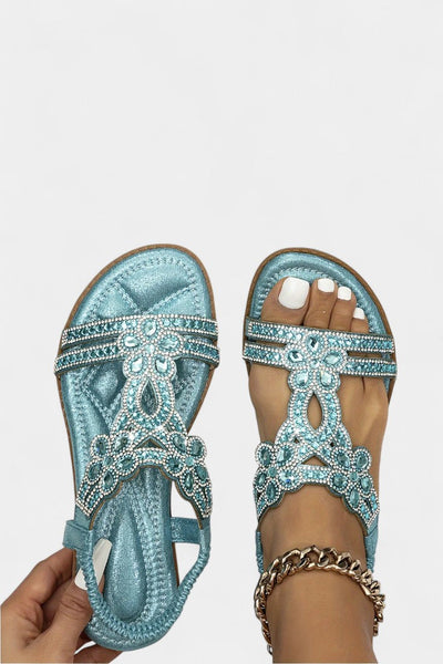 Sandalias Gladiadoras Alaya con Detalles Elegantes