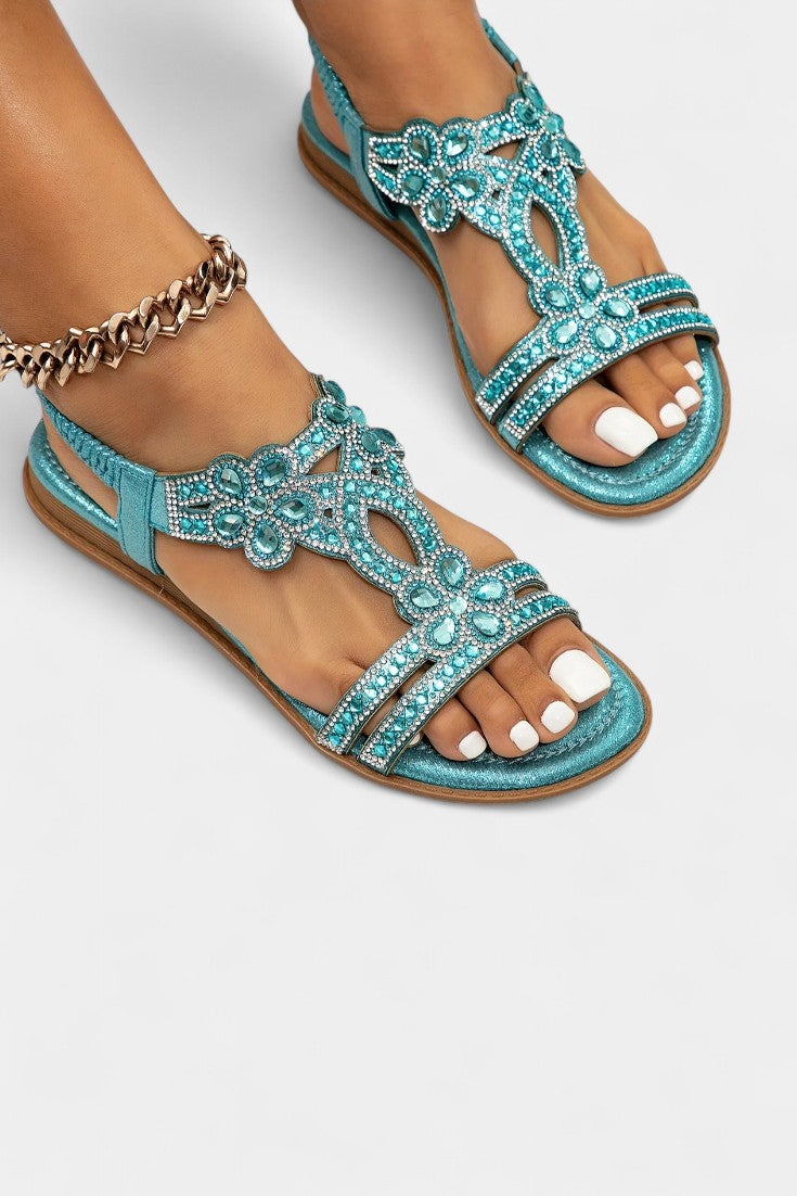 Sandalias Gladiadoras Alaya con Detalles Elegantes