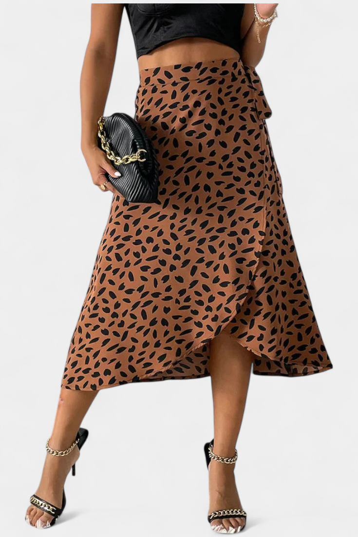 Falda Boho Envolvente Camila con Diseño Asimétrico