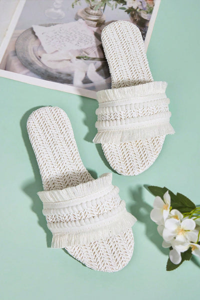 Zapatillas con Detalles de Flecos