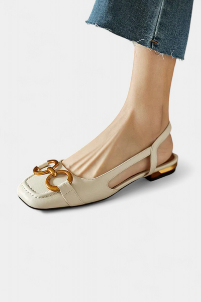 Alma Mocasines Slingback de Punta Cuadrada