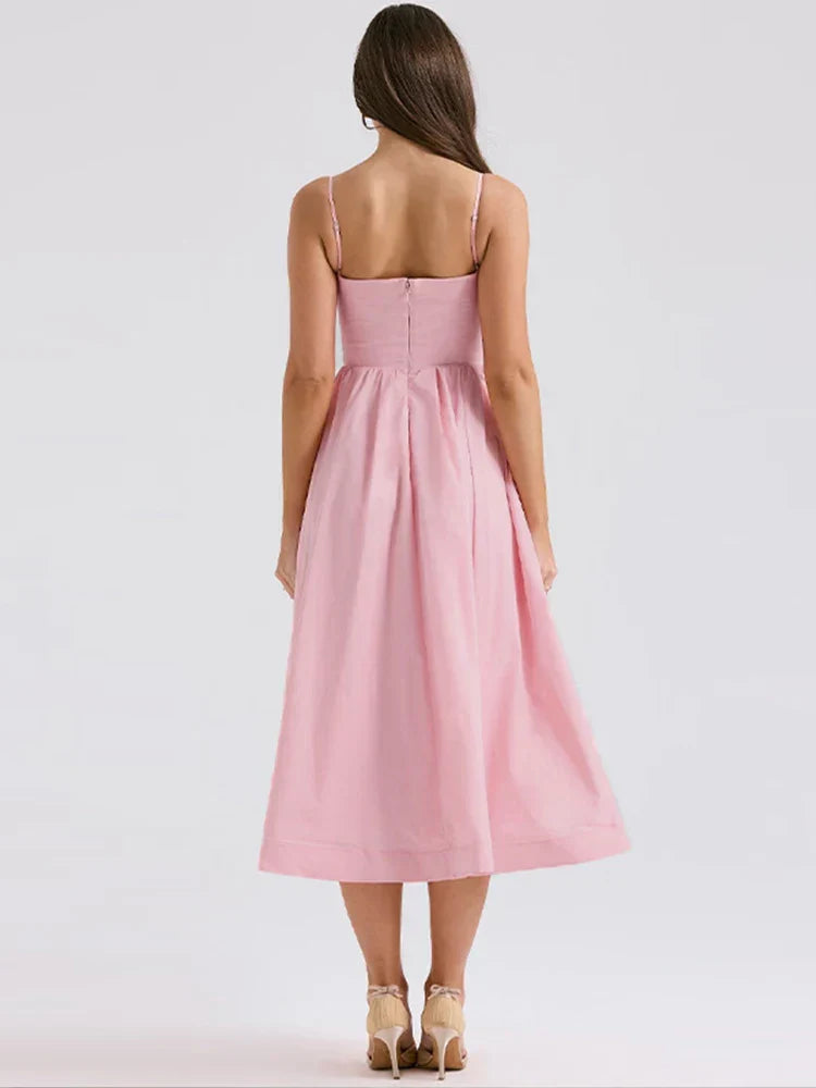 Rebecca® | Jovie - Vestido de tirantes tipo spaghetti