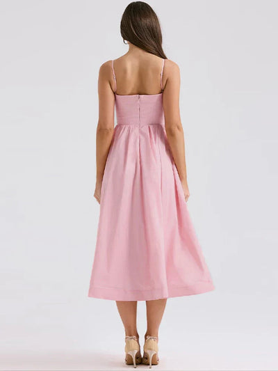 Rebecca® | Jovie - Vestido de tirantes tipo spaghetti