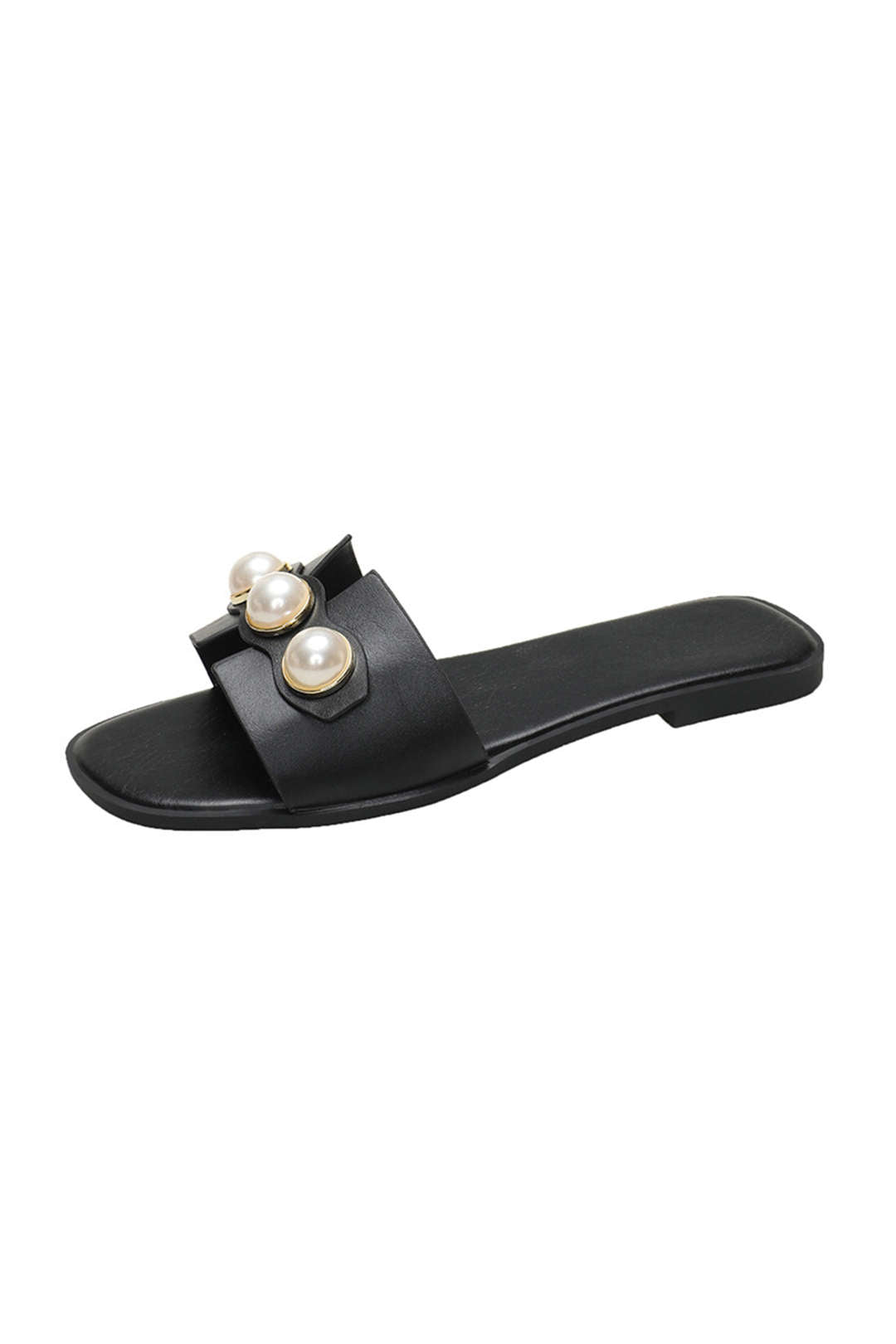 Zapatillas Planas Decoradas con Perlas