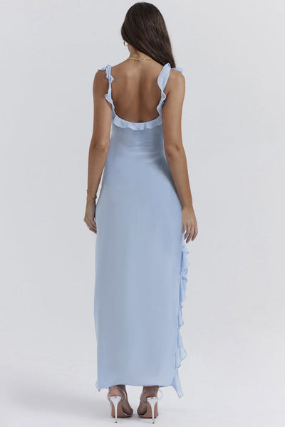 Regina® | Vestido Largo Amira – Ciruela Oscuro