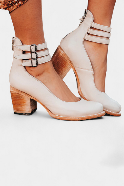 Tacones Modernos con Bloque en Eco-Cuero y Diseño Atemporal