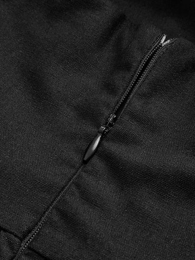 Ayşe® | Vestido Largo A Línea de Algodón y Lino Simple y Chic