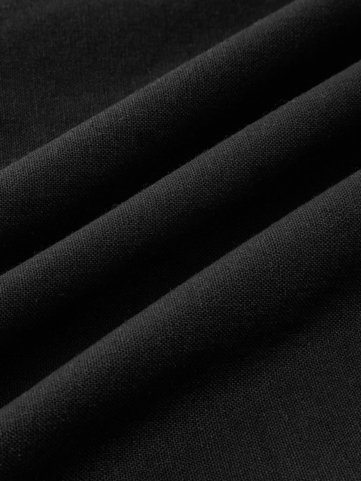 Ayşe® | Vestido Largo A Línea de Algodón y Lino Simple y Chic