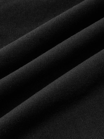 Ayşe® | Vestido Largo A Línea de Algodón y Lino Simple y Chic