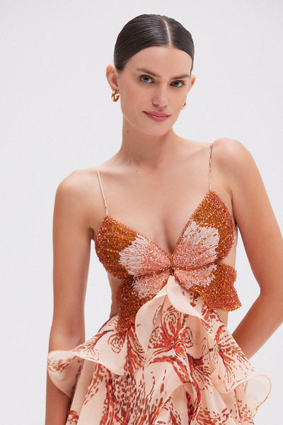 Liora™ – Vestido Maxi Satinado en Estilo Minimalista