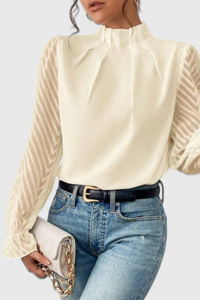 Helga Camisa de Manga Larga Estilo Náutico