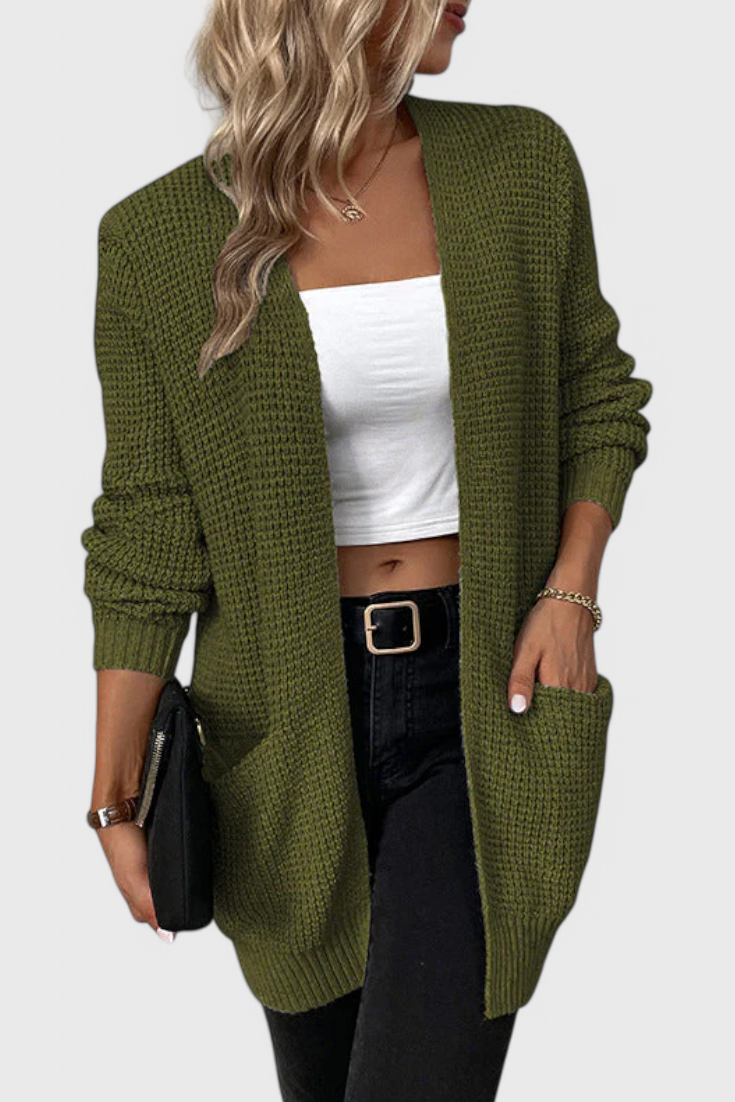 Cardigan Anneliese de Mezcla de Cachemira de Alta Calidad