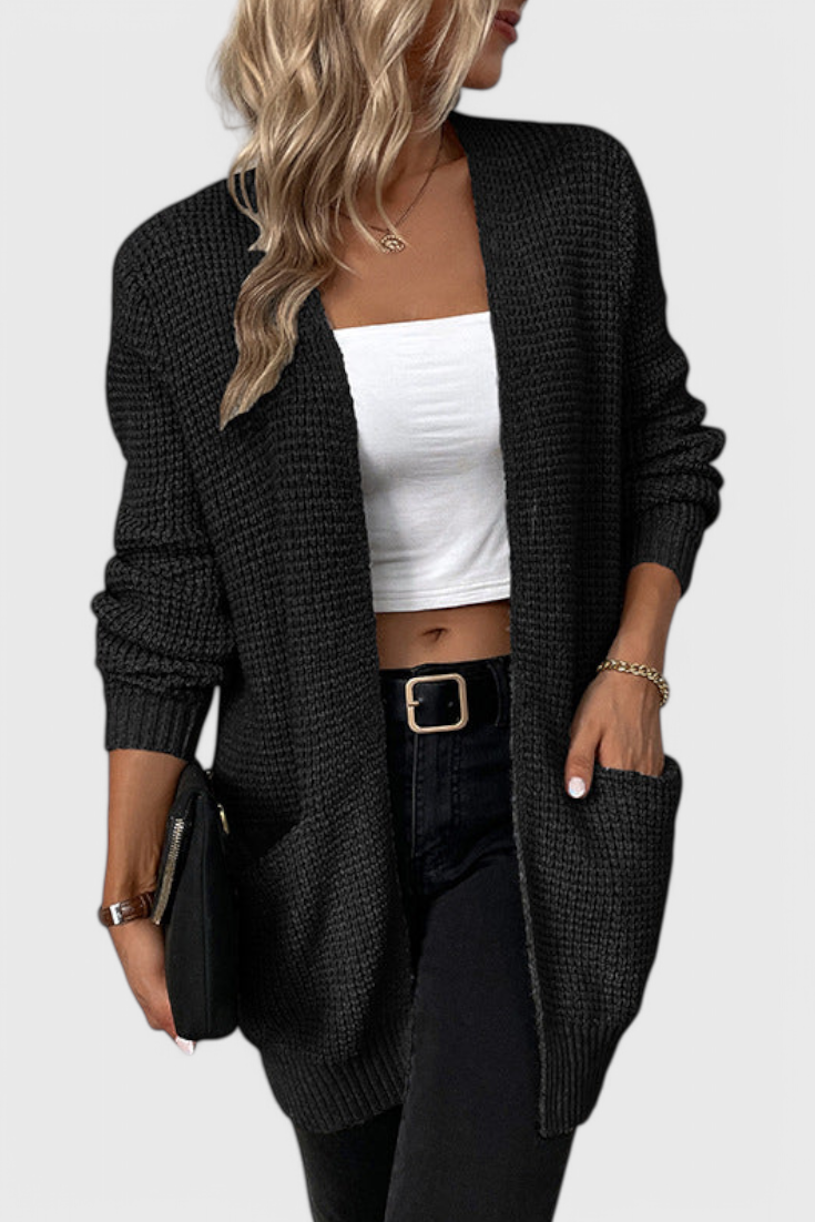 Cardigan Anneliese de Mezcla de Cachemira de Alta Calidad