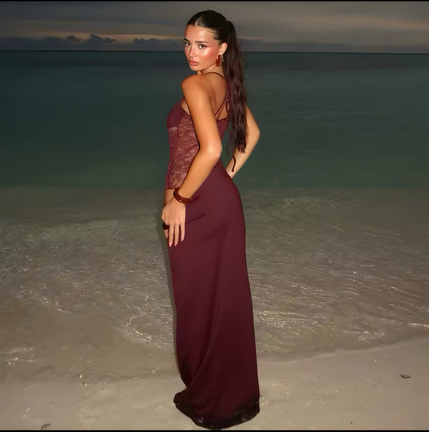 Meravi™ Vestido Sin Mangas